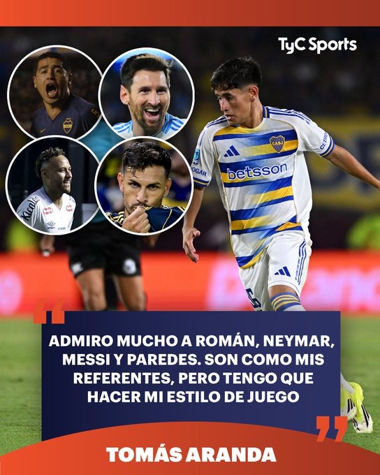 kaiyun平台-博卡小将谈榜样：我非常崇拜里克尔梅、内马尔、梅西和帕雷德斯